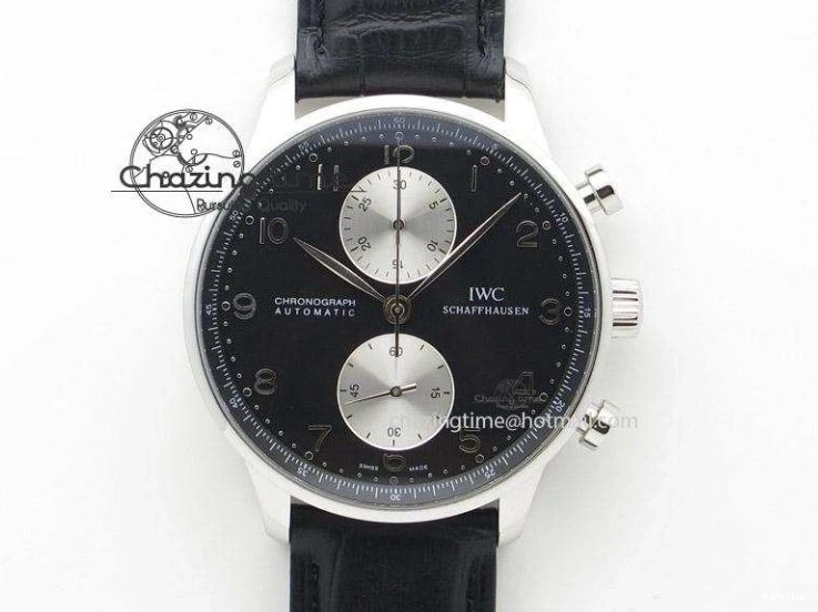 MIROTIME 0303 MoistureWicking Portuguese Real PR IW500704 ZF 1:1 Best Edition On Brown Leather Strap A52010 V 7311